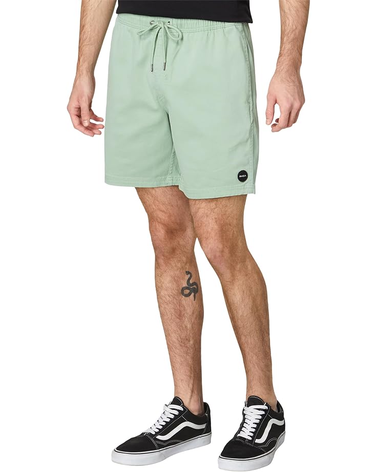 RVCA ESCAPE ELASTIC WAIST WALKSHORTS 17" - GRANITE GREEN - Sun Diego Boardshop