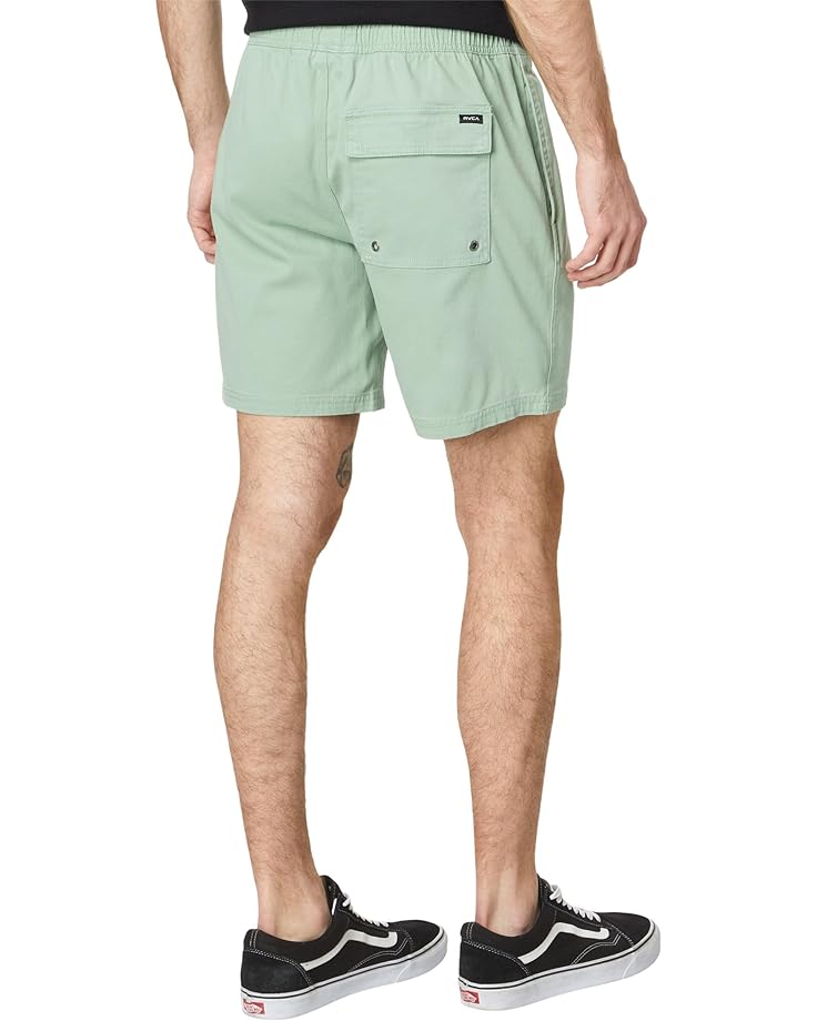 RVCA ESCAPE ELASTIC WAIST WALKSHORTS 17" - GRANITE GREEN - Sun Diego Boardshop