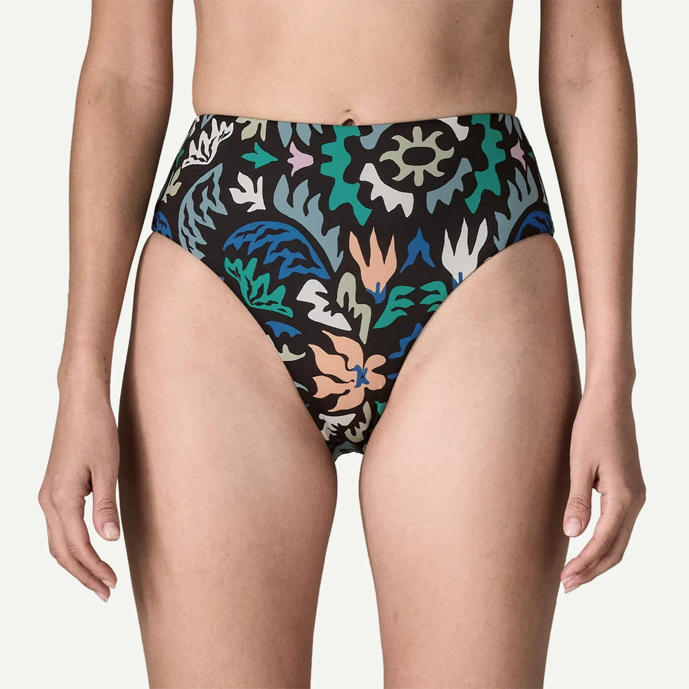 Patagonia Wave For It Bikini Bottoms - Kaleido: Black - Sun Diego Boardshop