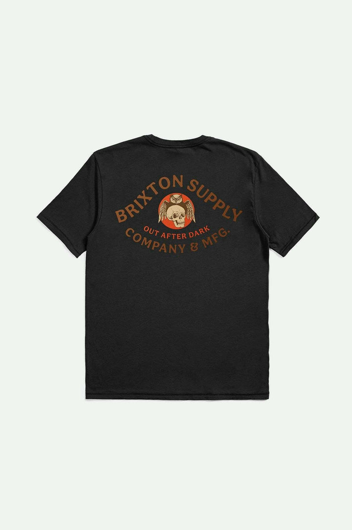 Brixton Potion S/S Tailored T-Shirt - BLACK - Sun Diego Boardshop