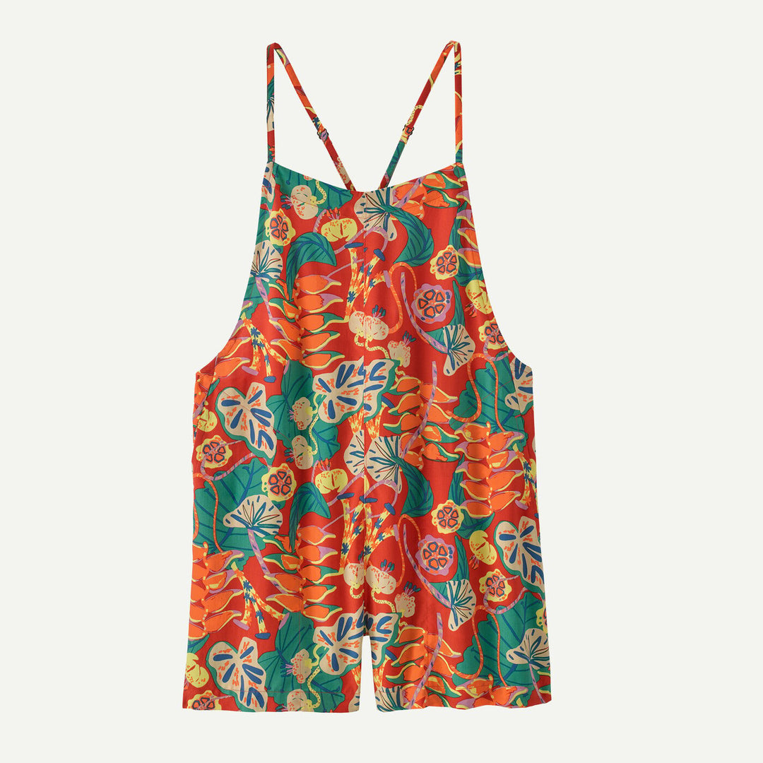 Womens Tidal Threads Romper Tropiclimb Hot Ember