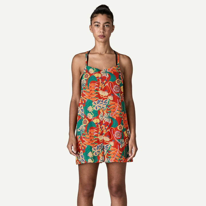 Patagonia Women'S Tidal Threads Romper - Tropiclimb: Hot Ember - Sun Diego Boardshop