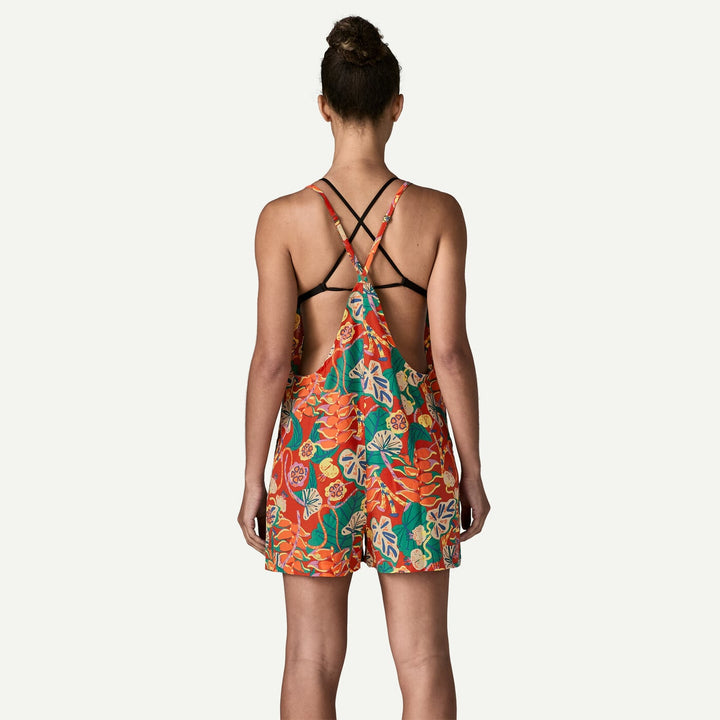 Patagonia Women'S Tidal Threads Romper - Tropiclimb: Hot Ember - Sun Diego Boardshop