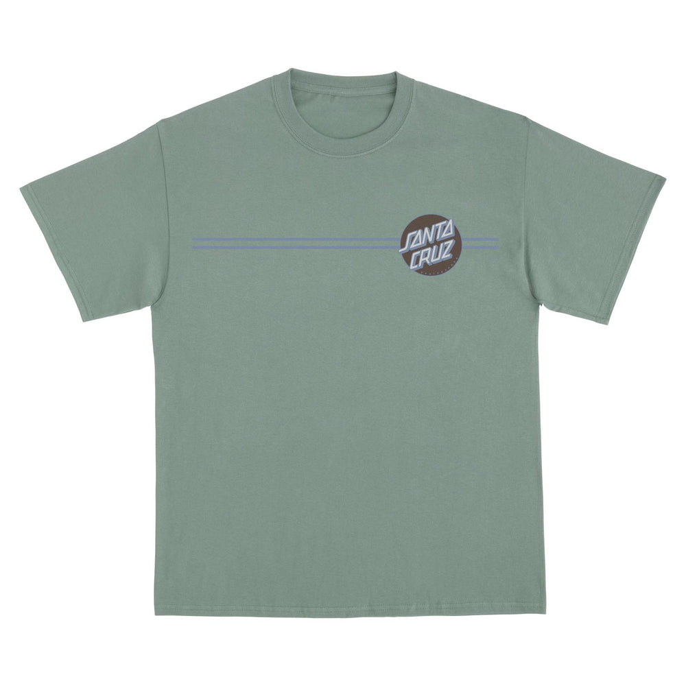 Santa Cruz Other Dot Mens T-Shirt - GREEN/BROWN - Sun Diego Boardshop