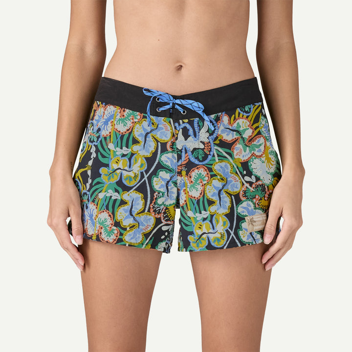 Patagonia Women's Wavefarer 5" Boardshorts - UNDERSEA BLACK - Sun Diego Boardshop