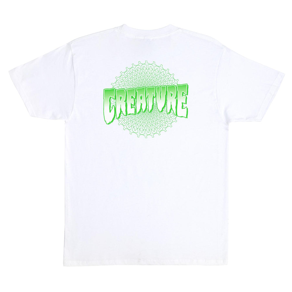 Creature Skateboards Vortex Men's Creature T-Shirt - WHITE - Sun Diego Boardshop