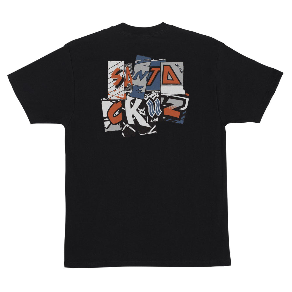 Santa Cruz Kickback Mens T-Shirt - BLACK - Sun Diego Boardshop