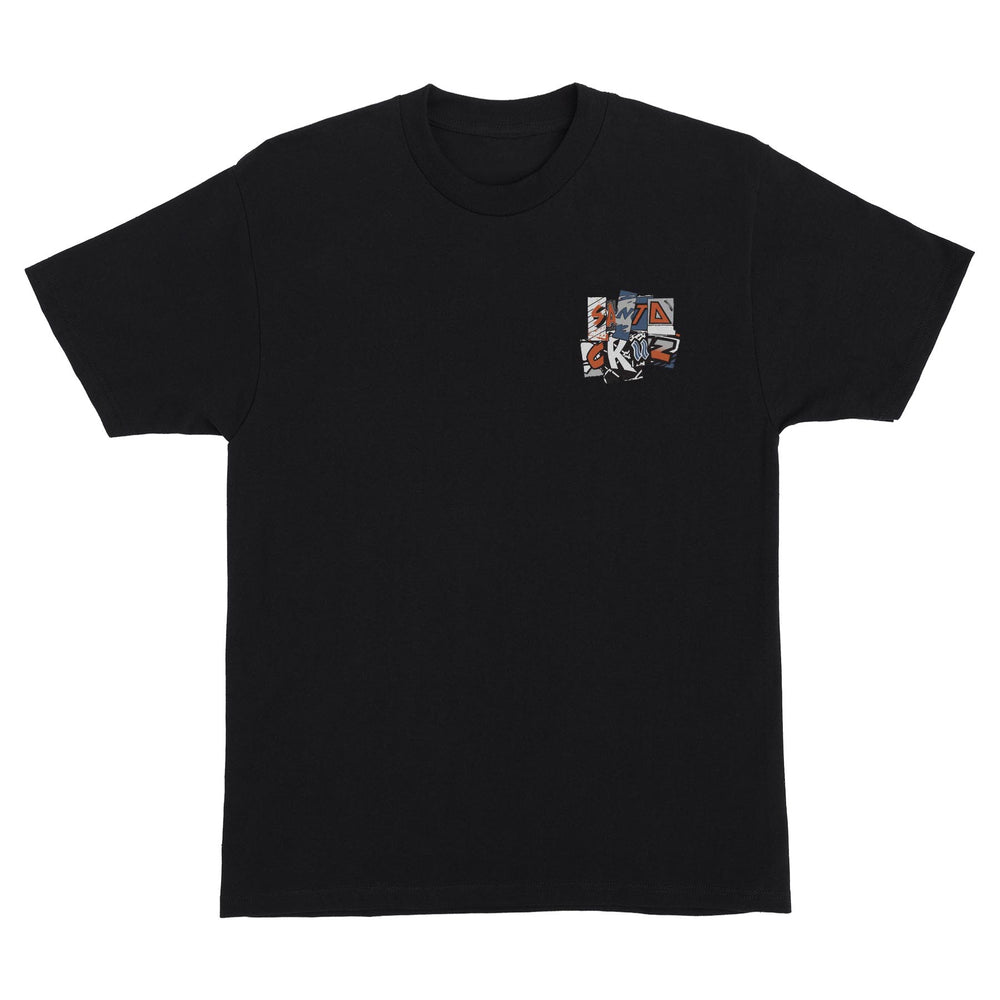 Santa Cruz Kickback Mens T-Shirt - BLACK - Sun Diego Boardshop