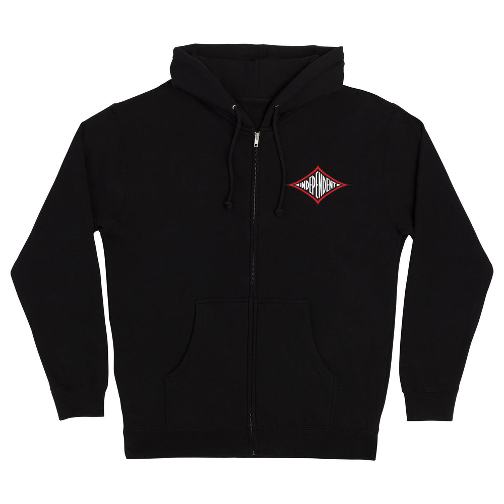 Independent RTB Pilot Zip Hoodie - BLACK - Sun Diego Boardshop