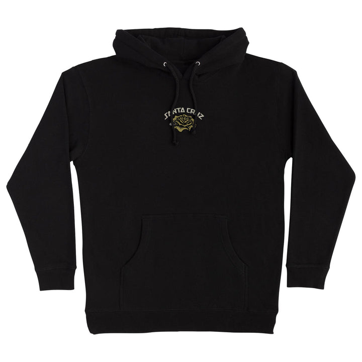 Santa Cruz Dressen Rose Solo Mens Hoodie - BLACK - Sun Diego Boardshop