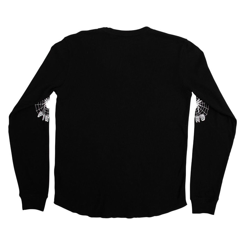 Creature Skateboards Web Waffle Thermal Creature Longsleeve T-Shirt - BLACK - Sun Diego Boardshop