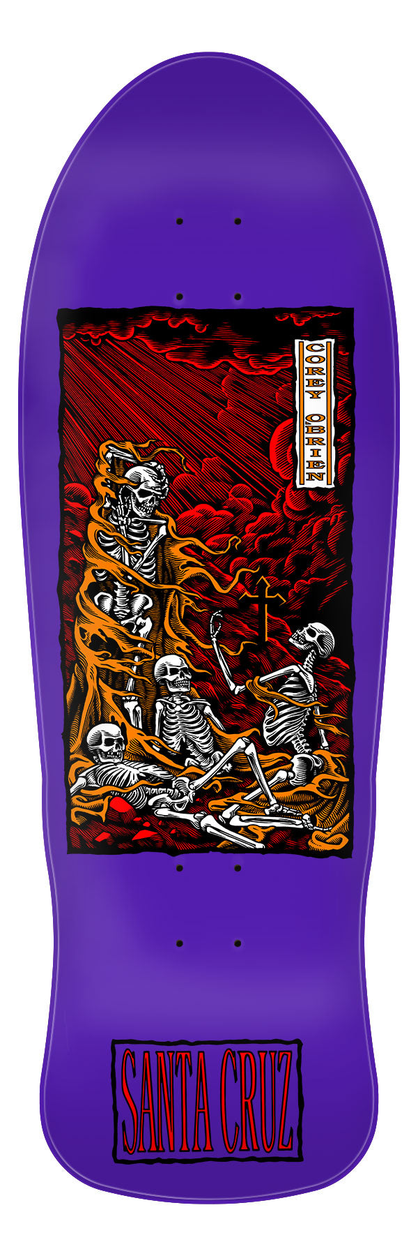 Santa Cruz 9.85in OBrien Purgatory Reissue Skateboard Deck - ASSORTED - Sun Diego Boardshop