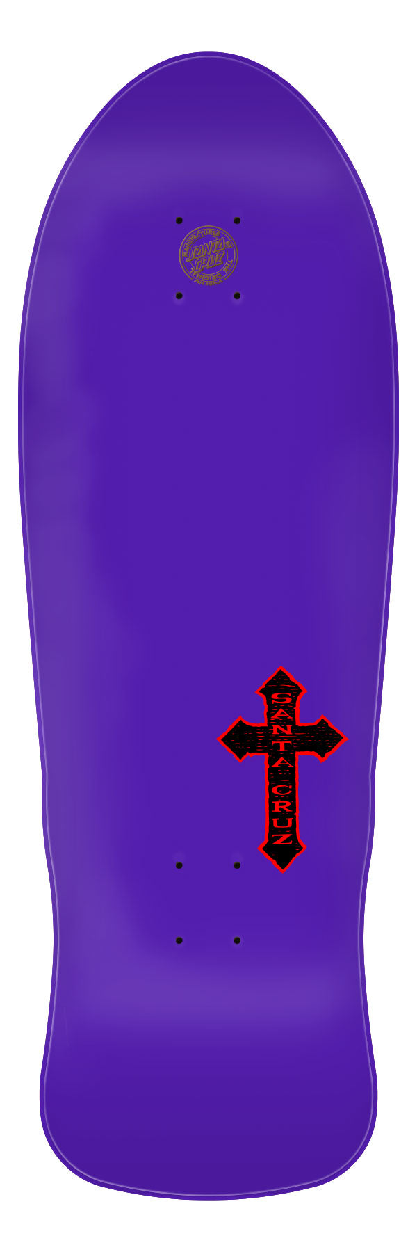 サンククルール912 プラムパレード Santa Cruz 9.85in OBrien Purgatory Reissue Skateboard Deck