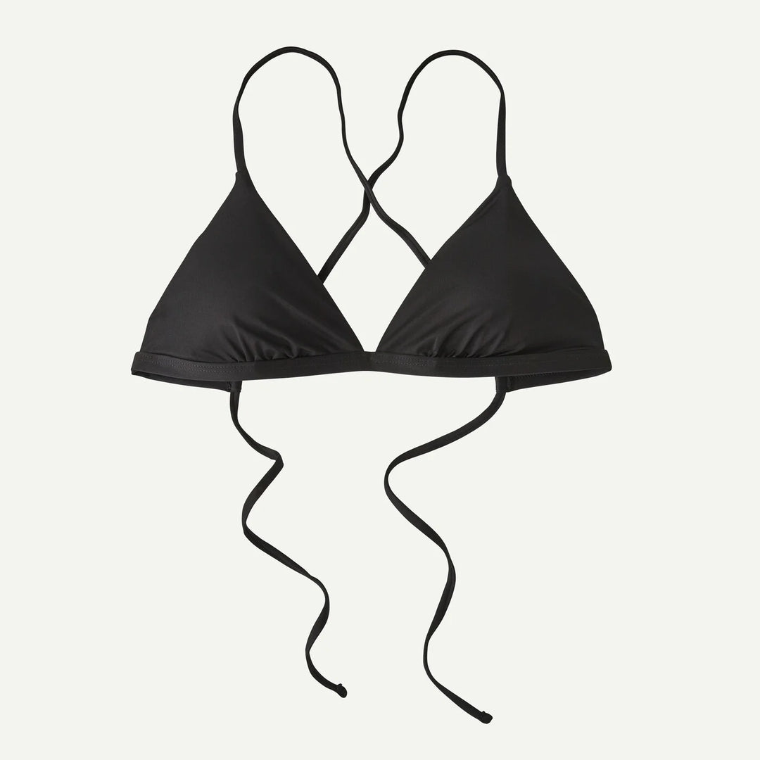 Patagonia Cross Shore Triangle Bikini Top - Black - Sun Diego Boardshop