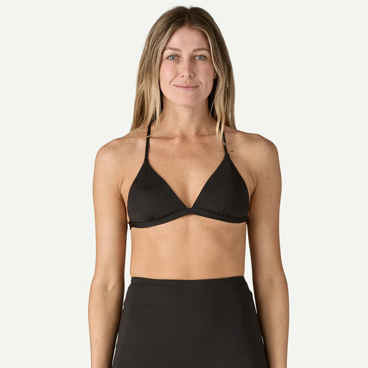 Patagonia Cross Shore Triangle Bikini Top - Black - Sun Diego Boardshop