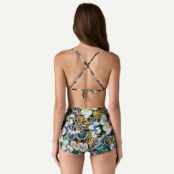 Patagonia Women's Cross Shore Triangle Bikini Top - UNDERSEA BLACK - Sun Diego Boardshop