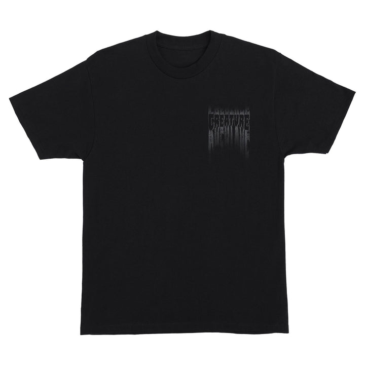 Creature Tattered Men's T-Shirt - BLACK - Sun Diego Boardshop