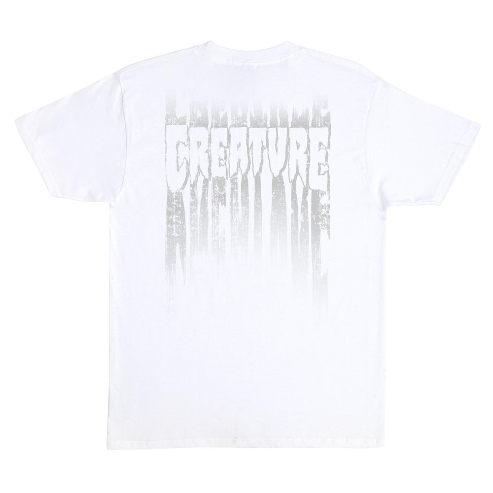 Creature Tattered Men's T-Shirt - WHITE - Sun Diego Boardshop