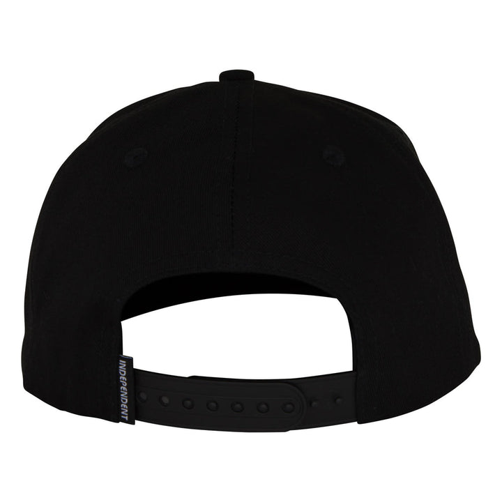 Independent Barhouse Ripped Snapback Hat - BLACK - Sun Diego Boardshop