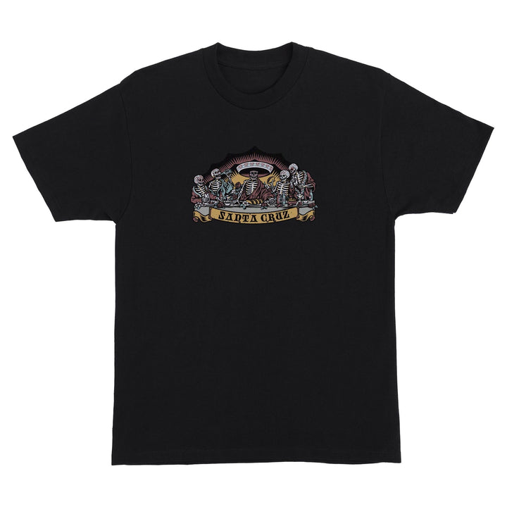 Santa Cruz Guzman Dead Diners Men's T-Shirt - BLACK - Sun Diego Boardshop