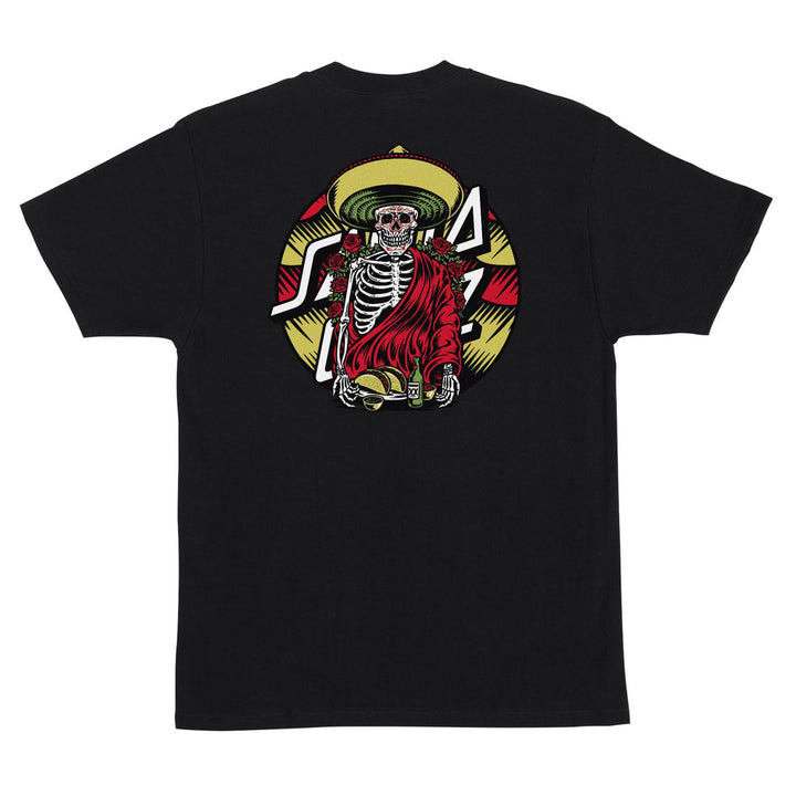 Santa Cruz Guzman Dining Dot Men's T-Shirt - BLACK - Sun Diego Boardshop