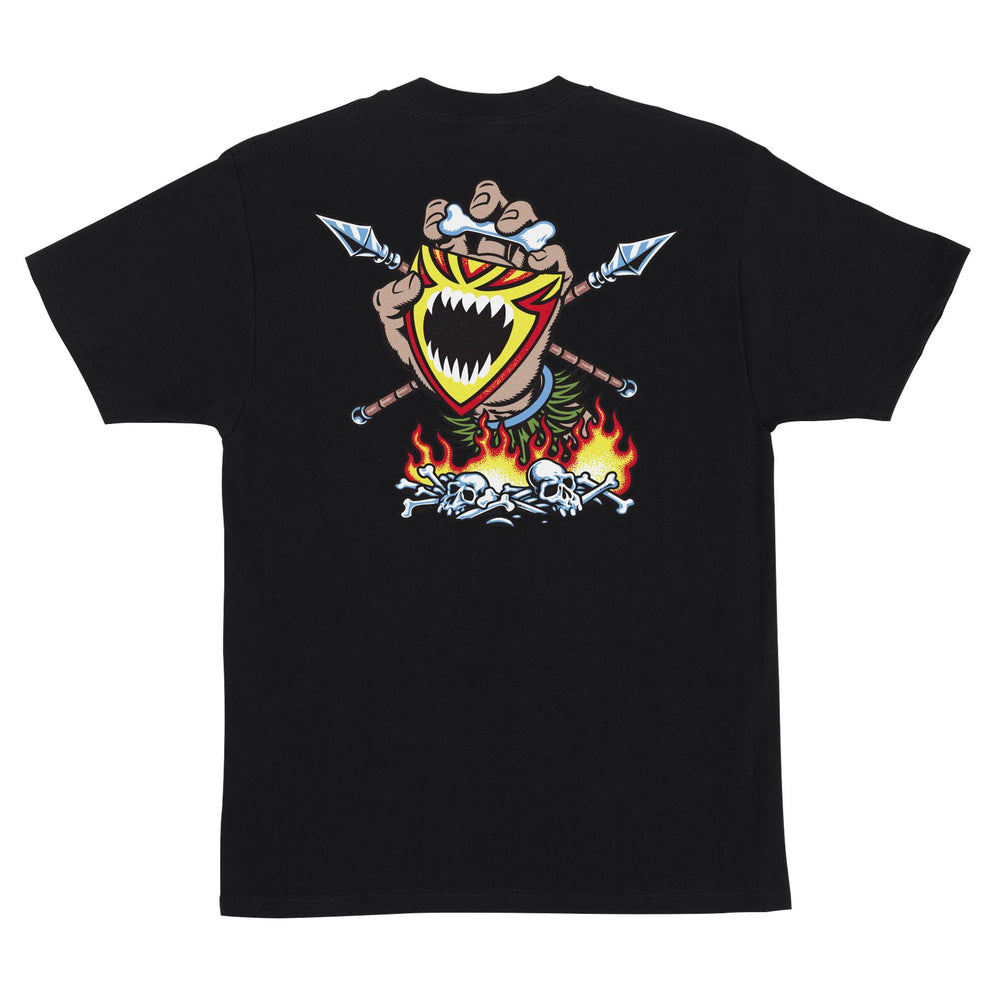 Santa Cruz Salba Screaming Witch Doctor Men's T-Shirt - BLACK - Sun Diego Boardshop