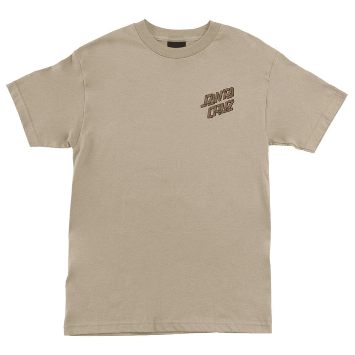 Santa Cruz Screaming Grizzly Men's T-Shirt - SAND - Sun Diego Boardshop