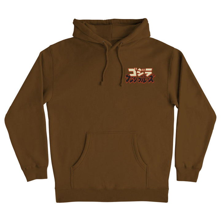 Santa Cruz Godzilla Hand Mens Hoodie - BROWN - Sun Diego Boardshop