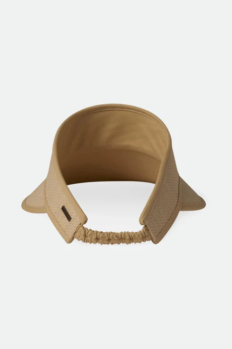 Brixton NEWPORT STRAW VISOR - Natural/Natural - Sun Diego Boardshop