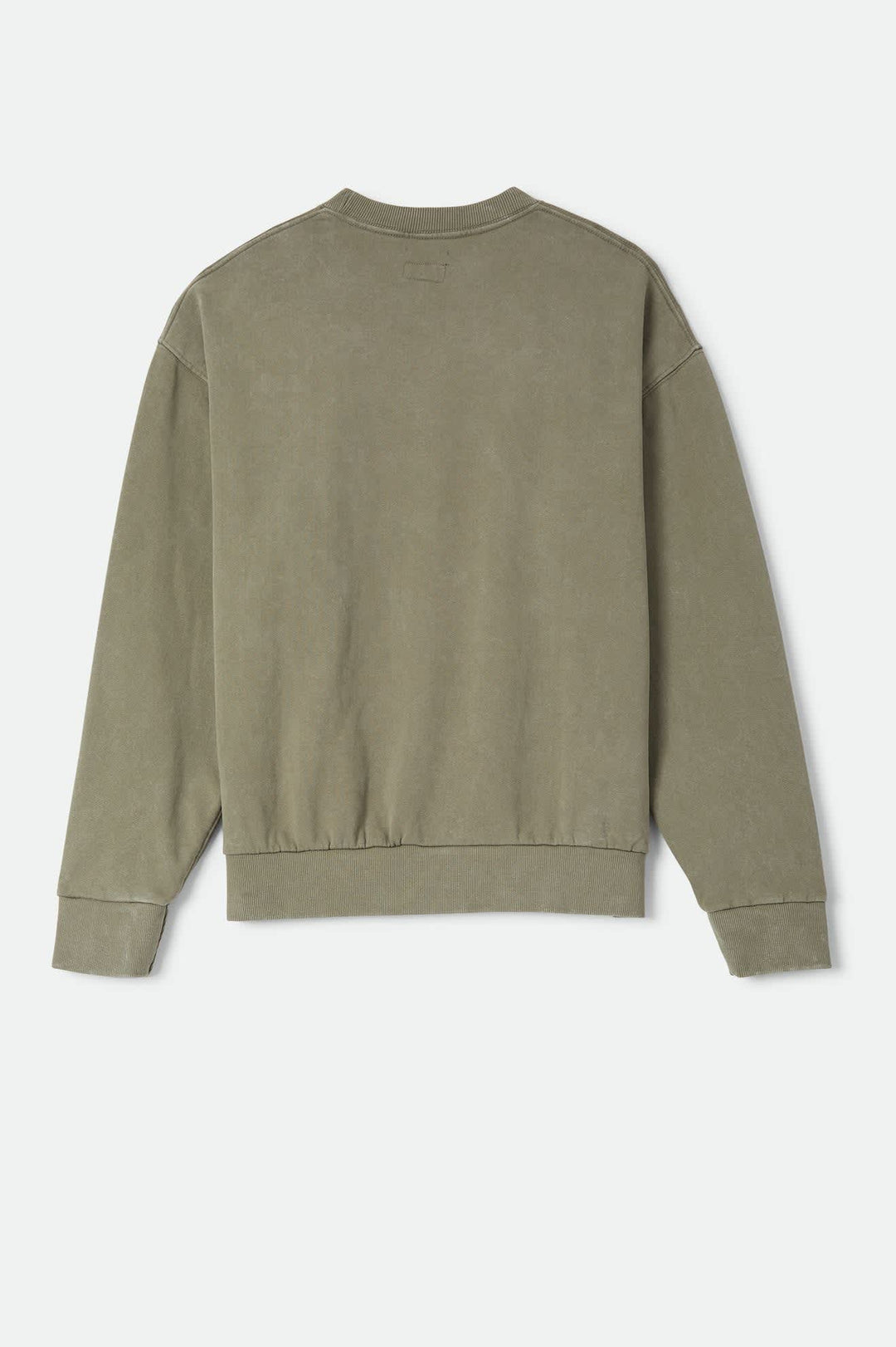 Brixton Men's Brixton Baseline Crew Fleece - Olive Surplus Vintage Wash - Sun Diego Boardshop