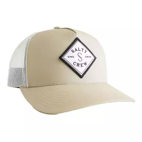 Salty Crew Sealine Tan/Ivory Retro Trucker - TAN/IVORY - Sun Diego Boardshop