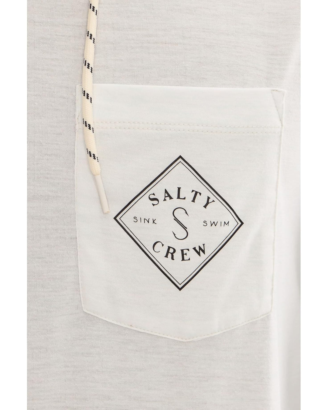 Salty Crew Tippet Pocket Uv Hoodie Sun Shirt - White - Sun Diego Boardshop