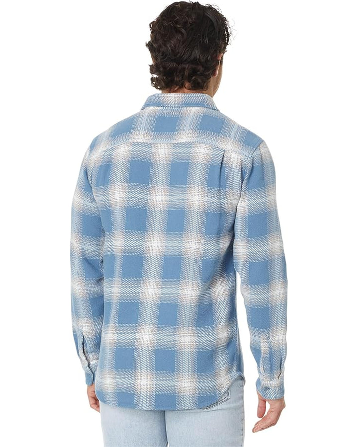 Quiksilver DNA Long Sleeve Flannel Shirt - CORONET BLUE - Sun Diego Boardshop