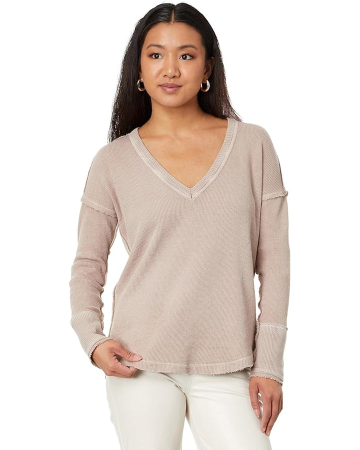 Free People Sail Away Long Sleeve Knit  - Cashmere - Sun Diego Boardshop