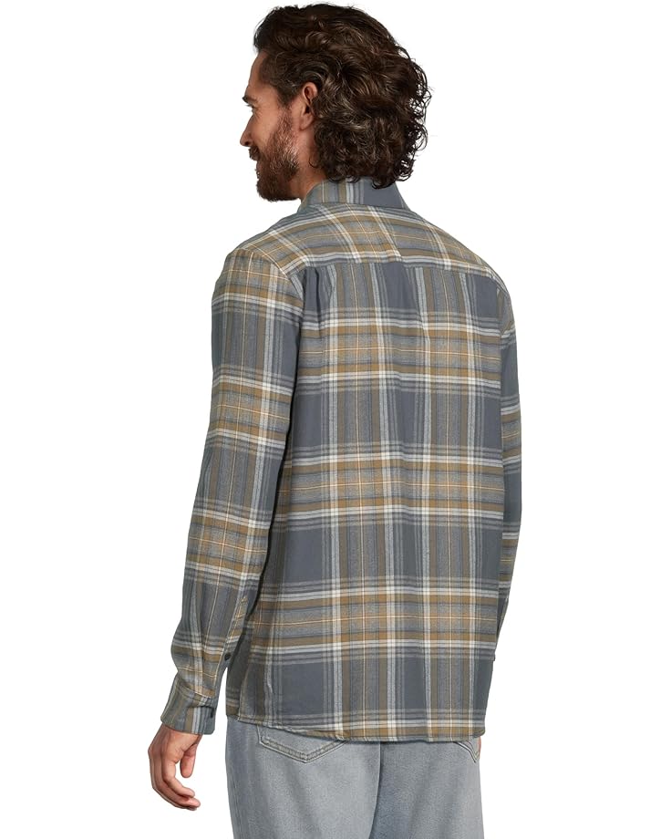 Volcom Netastone Flannel Long Sleeve Shirt - Dark Slate - Sun Diego Boardshop