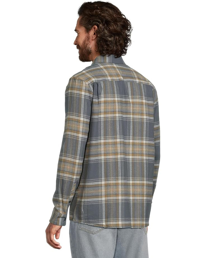 Volcom Netastone Flannel Long Sleeve Shirt - Dark Slate - Sun Diego Boardshop