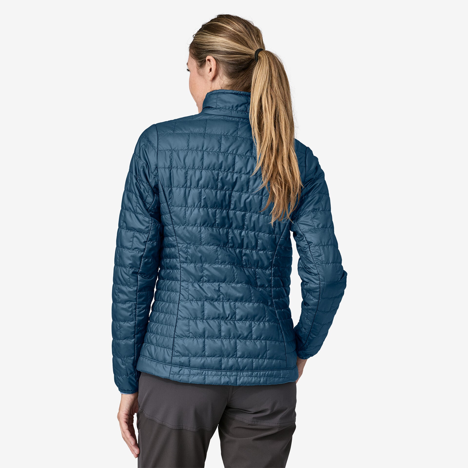 Patagonia womens nano order puff jacket navy blue xs