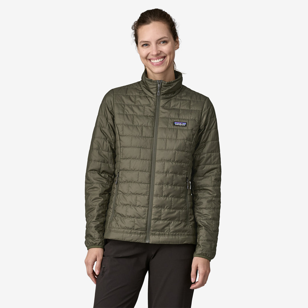 Patagonia Women's Nano Puff Jacket - PINE NEEDLE GREEN - Sun Diego Boardshop