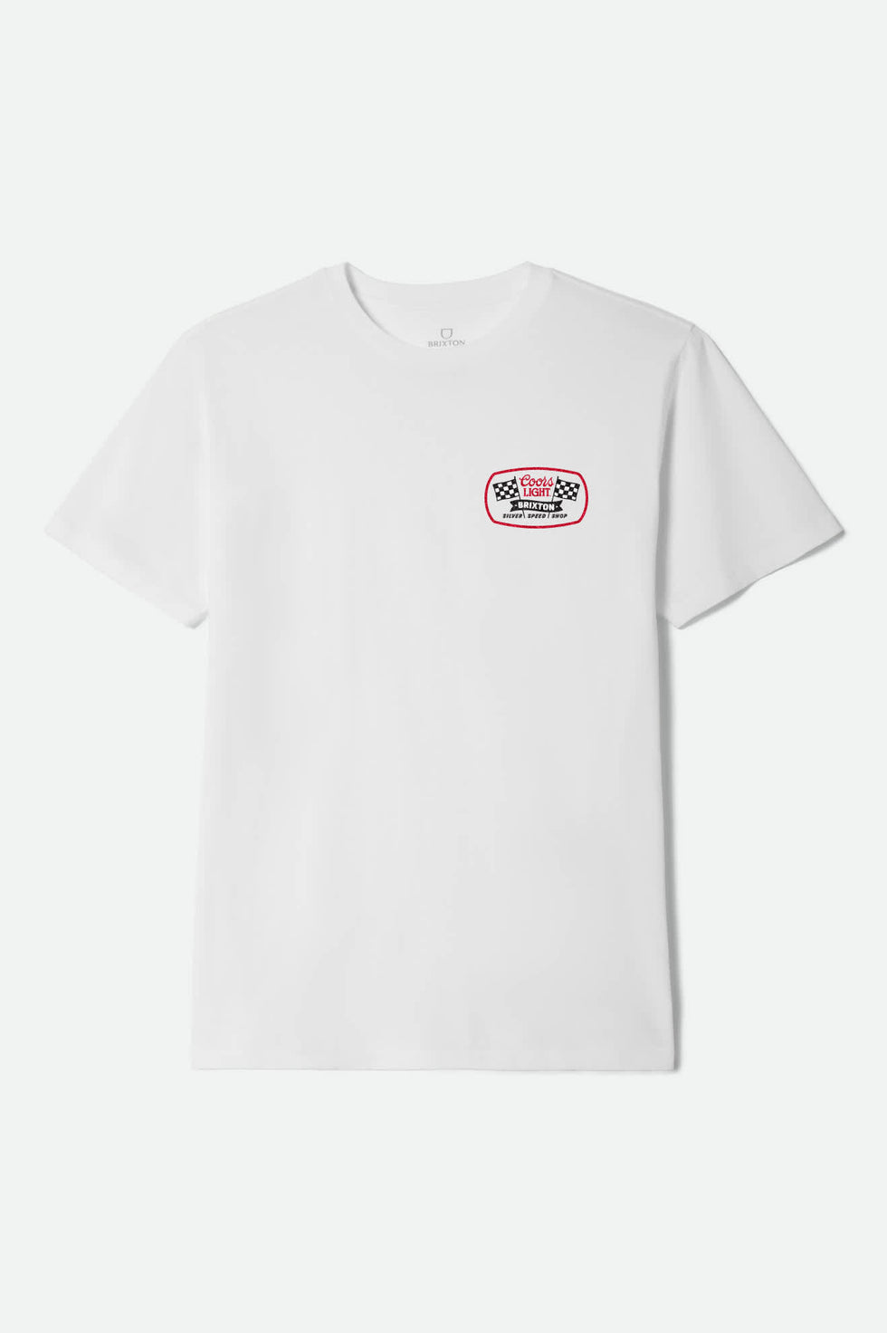 Brixton Coors Light Pit Stop Standard T-Shirt - White - Sun Diego Boardshop