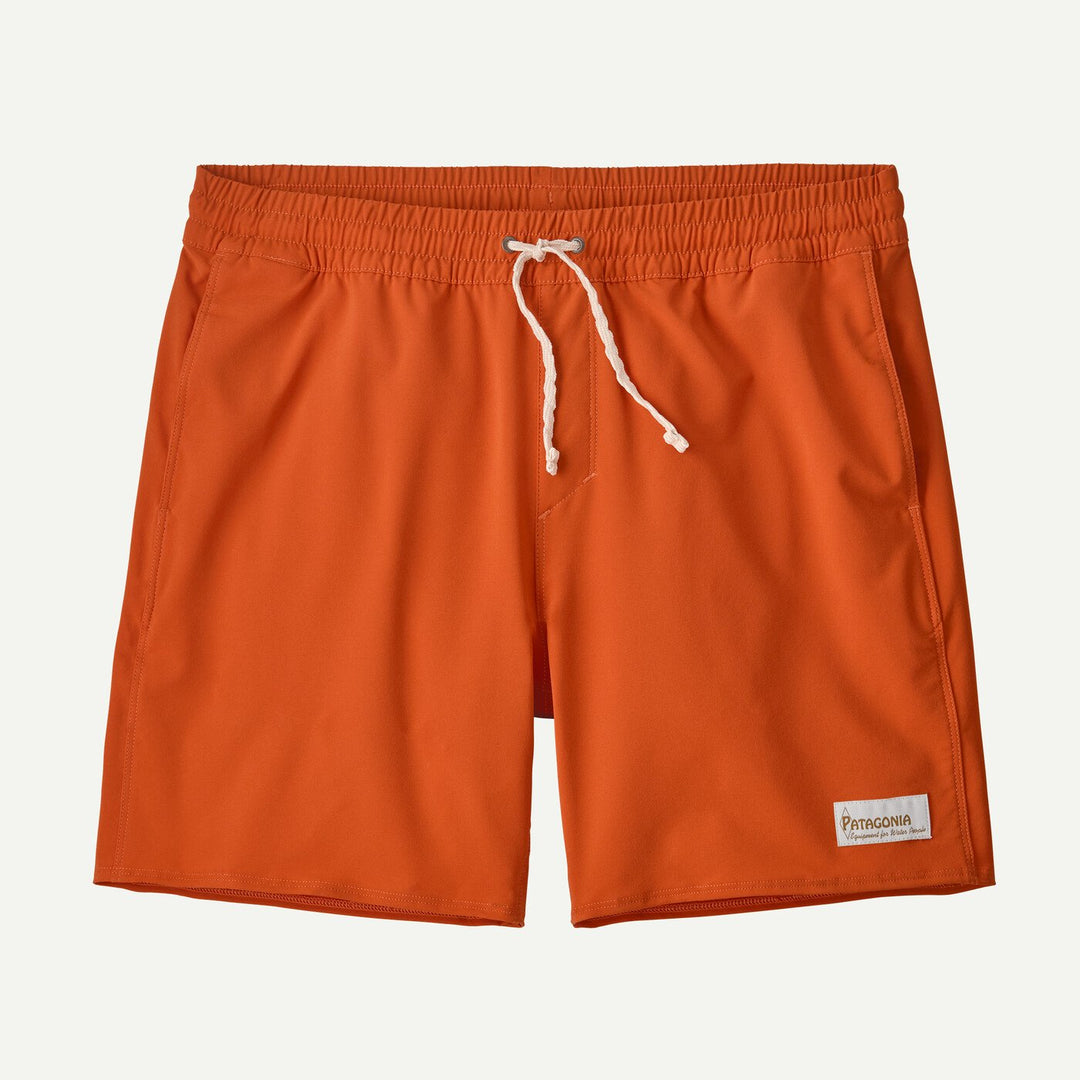 Patagonia Men's Hydropeak Volley Shorts - 16" - Coal Orange - Sun Diego Boardshop