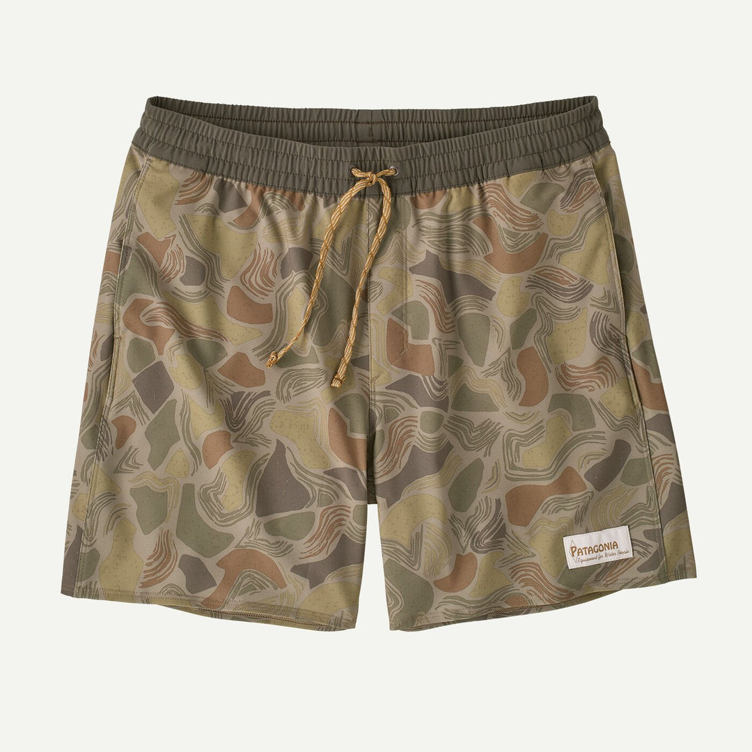 Patagonia Men's Hydropeak Volley Shorts - 16" - Coastal Edge:Weathered Stone - Sun Diego Boardshop