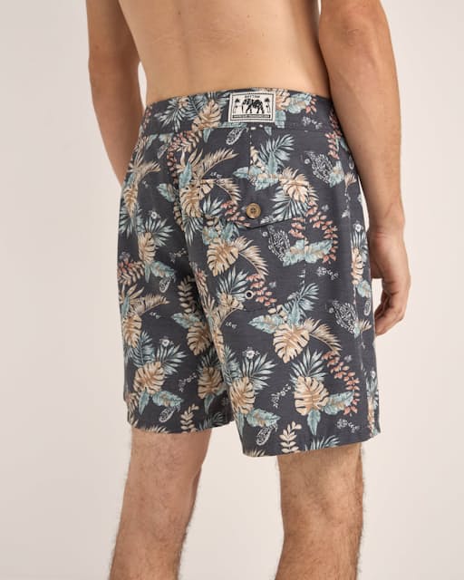 Rhythm Tropical Trunk - Black - Sun Diego Boardshop
