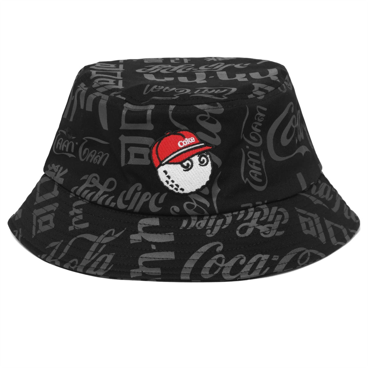 Malbon Golf x Coca-Cola International Bucket Hat - BLACK