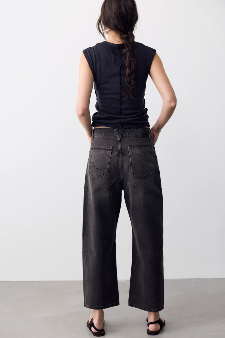 Free People Women's Deep Trance Dropped Boyfriend Jeans - Hypnosis - Sun Diego Boardshop