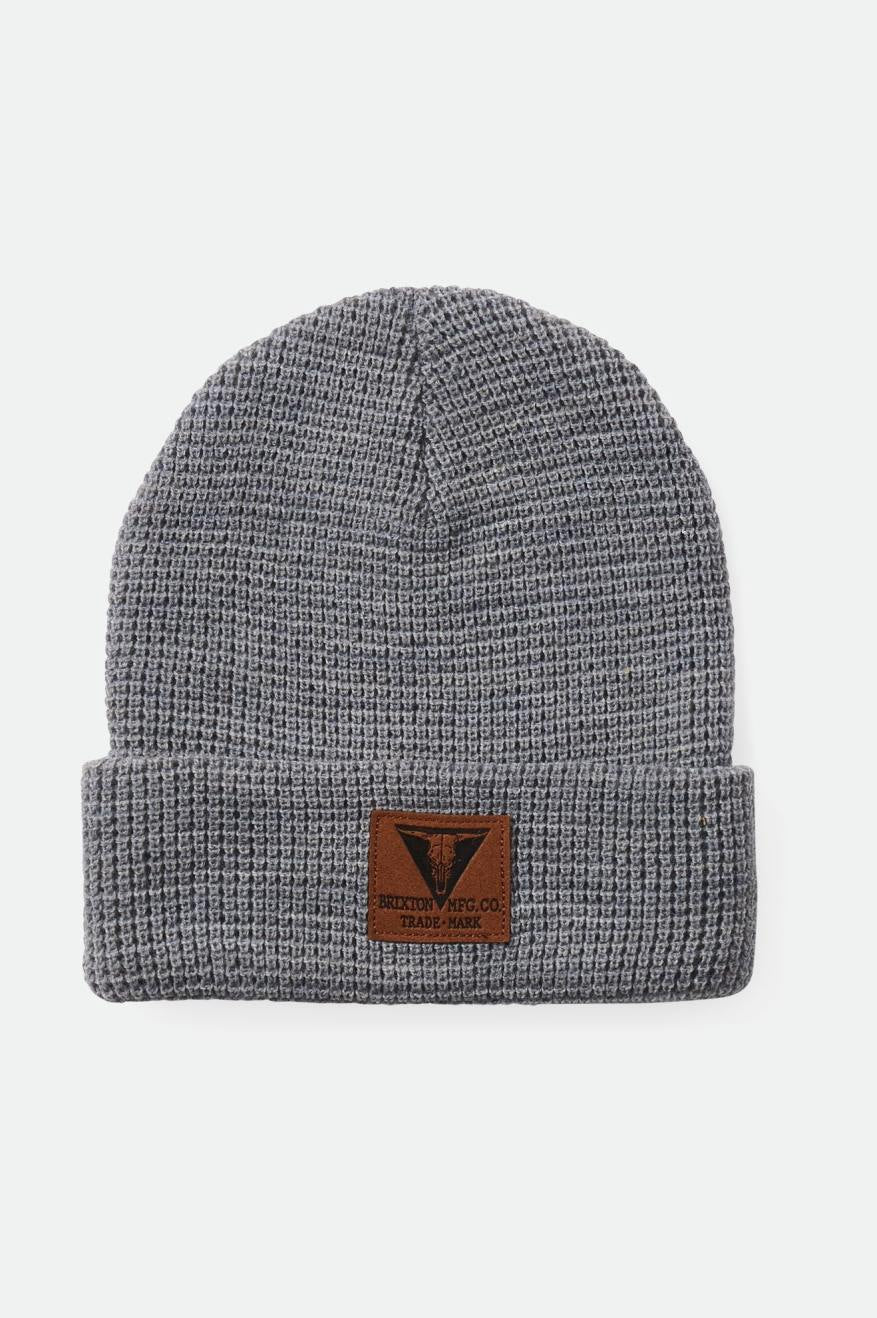 Galveston Waffle Knit Beanie - Light Heather Grey - Sun Diego Boardshop