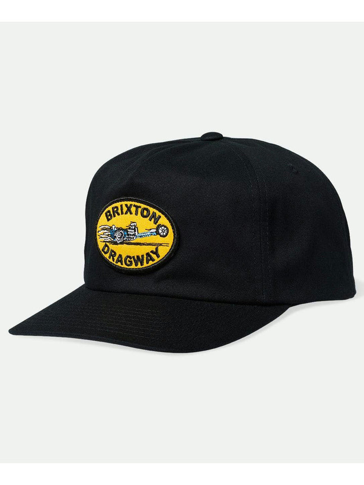 Brixton Dragway Snapback - BLACK - Sun Diego Boardshop