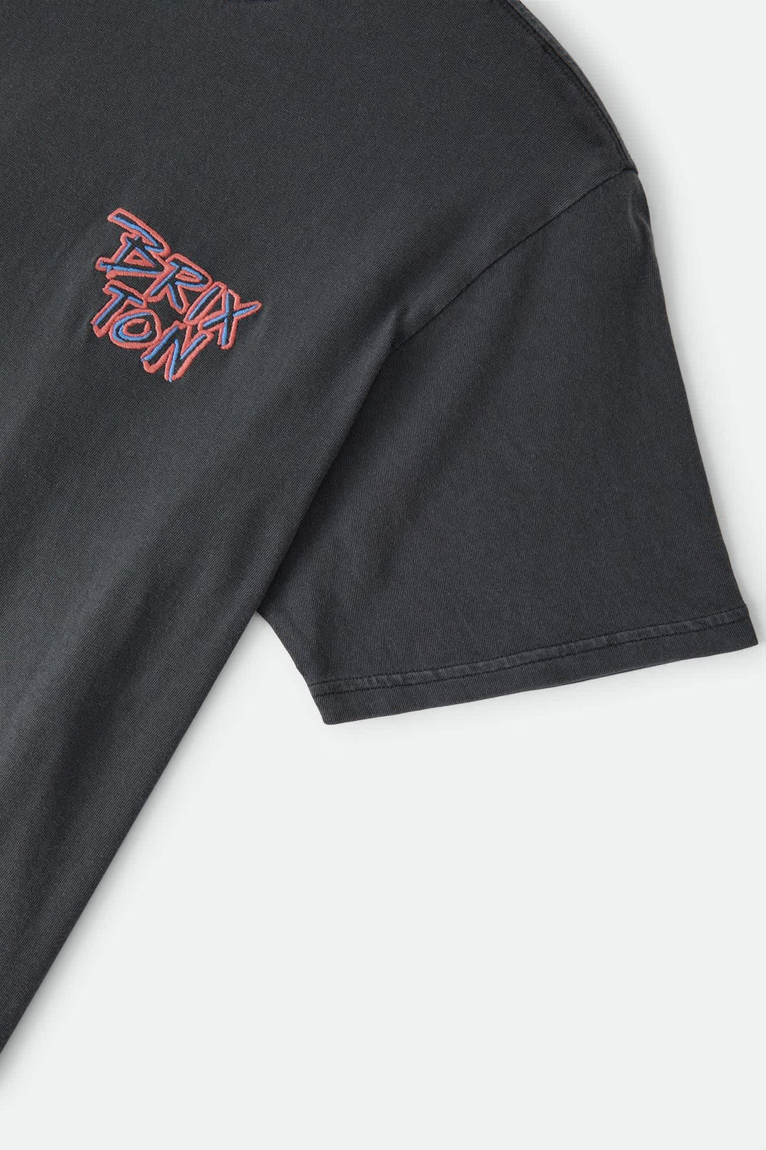 Brixton Men's Rockton Standard T-Shirt - Black Worn Wash - Sun Diego Boardshop