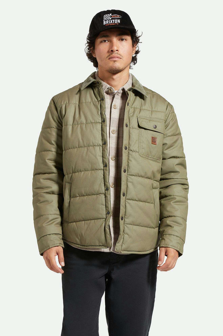 Brixton Cass Waxed Canvas Jacket - OLIVE SURPLUS - Sun Diego Boardshop