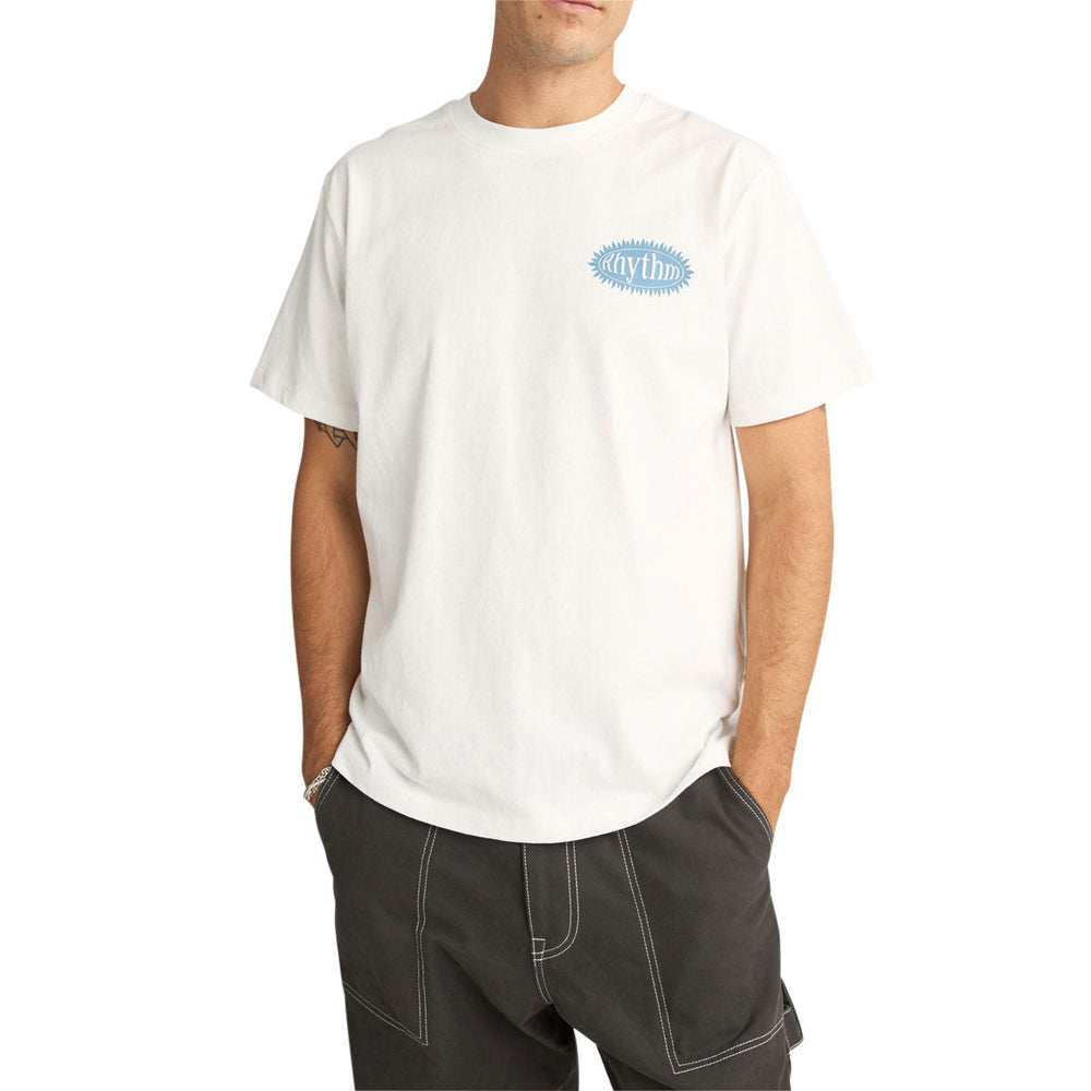 Rhythm Ritmo Printed Vintage T-Shirt - VINTAGE WHITE - Sun Diego Boardshop