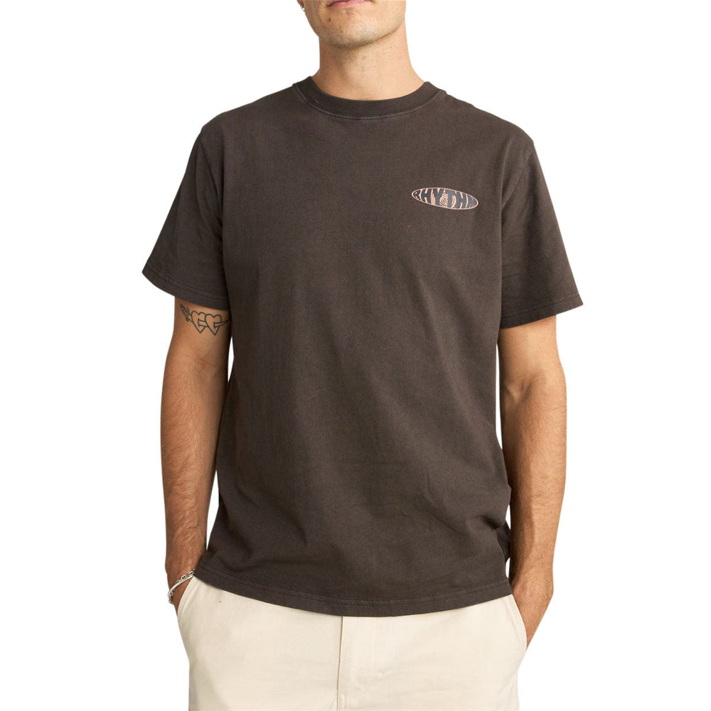 Rhythm Sound Printed Vintage T-Shirt - BLACK - Sun Diego Boardshop